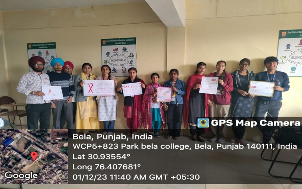 Poster Making Competition on World Aids Day