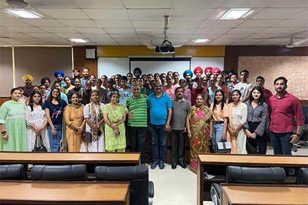 Visit to Punjab University (Microbiology Department), Chandigarh