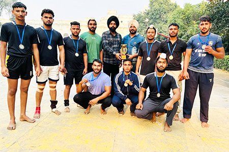 Inter-College Kabaddi Competition (PUP held at Government Mahindra College, Patiala from 21st to 23rd November, 2023) Second Position