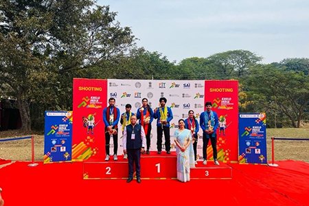 Arshdeep Kaur Mixed Team Level (10-meter air Pistol Competition): Gold Medal