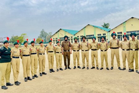 Science students embarking on a knowledge-packed journey at NCC camp